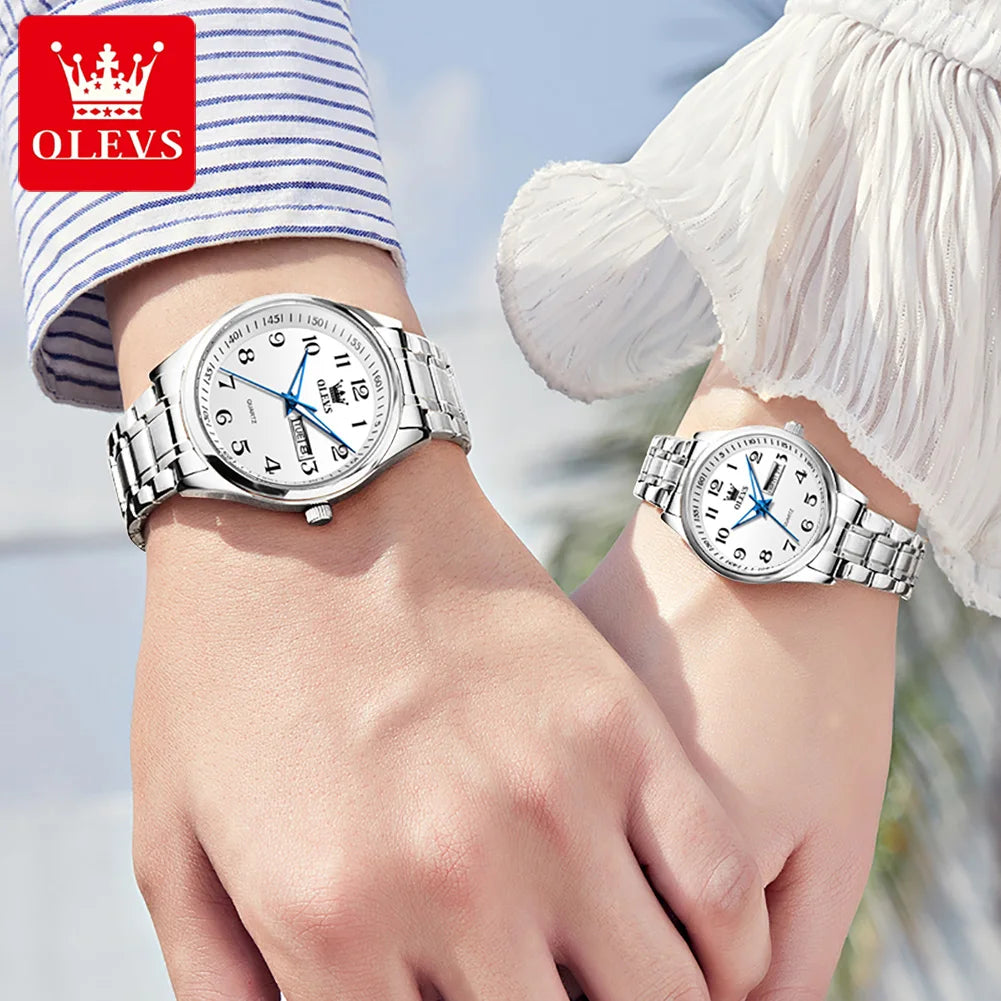 OLEVS Couple's Set Luminous Watches